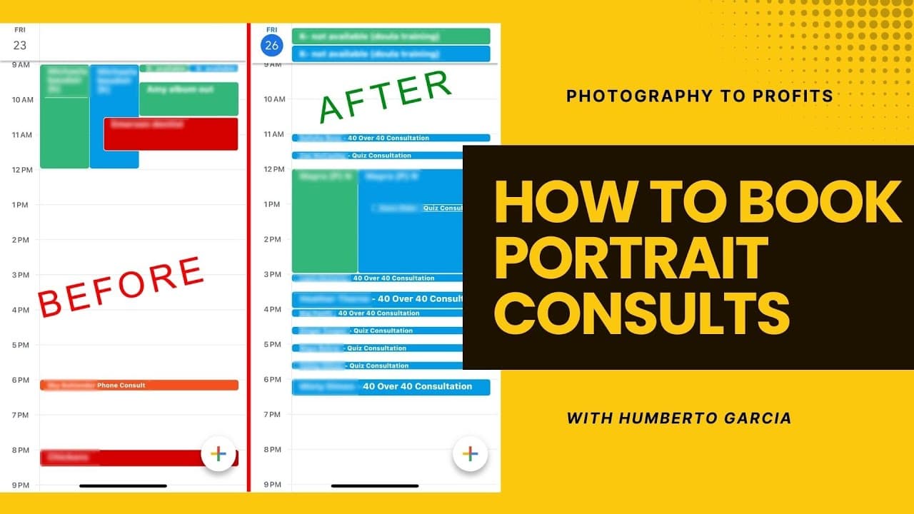 How to Get Portrait Client Consults - 10 in one day