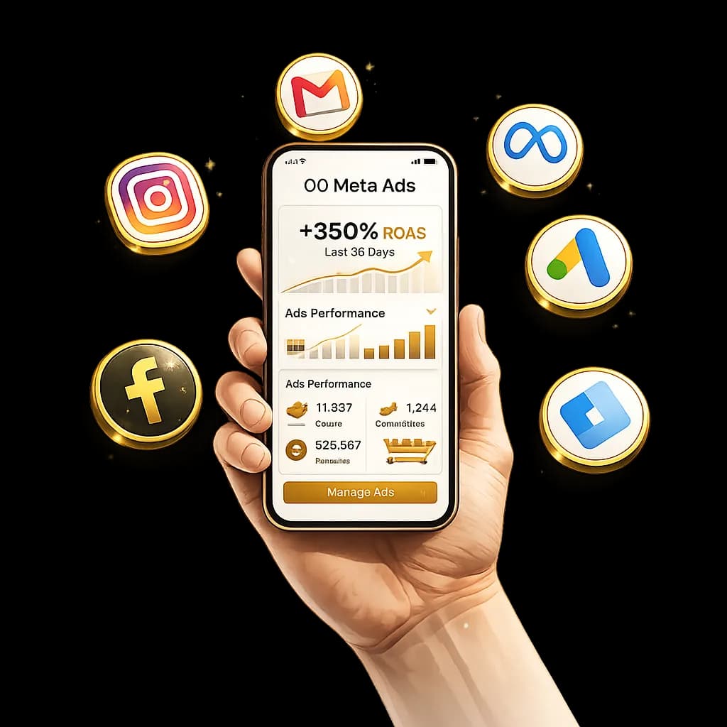 Digital marketing analytics dashboard